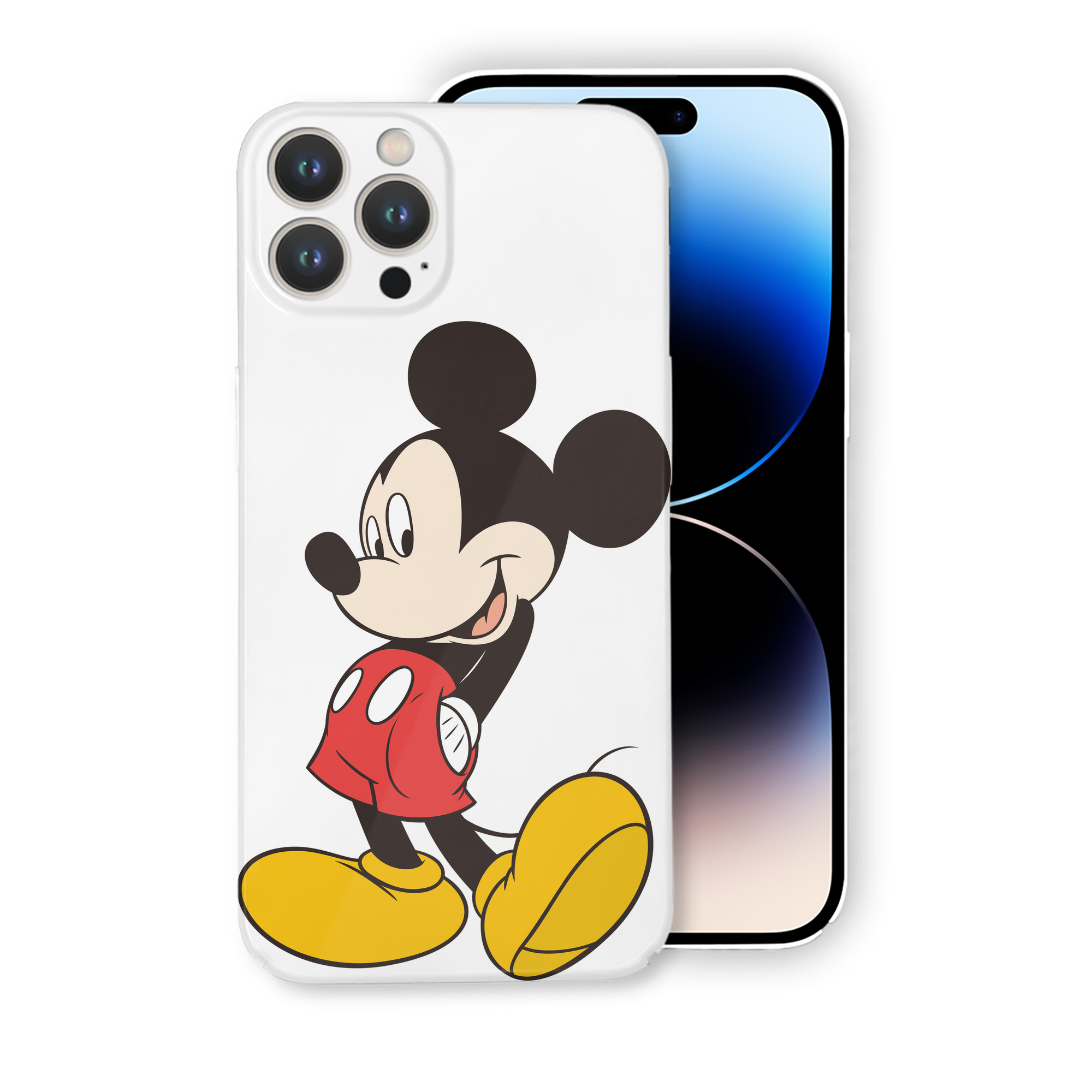 （画像用） ミッキーマウス Mickey Mouse 【iPhone 14シリーズ対応】ハードケース